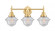 Oxford - 3 Light - 26 inch - Satin Gold - Bath Vanity Light (3442|447-3W-SG-G534-LED)