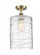 Cobbleskill - 1 Light - 9 inch - Antique Brass - Semi-Flush Mount (3442|516-1C-AB-G1113-L)