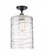Cobbleskill - 1 Light - 9 inch - Black Antique Brass - Semi-Flush Mount (3442|516-1C-BAB-G1113-L-LED)