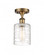 Cobbleskill - 1 Light - 5 inch - Brushed Brass - Semi-Flush Mount (3442|516-1C-BB-G1113)