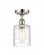 Cobbleskill - 1 Light - 5 inch - Polished Nickel - Semi-Flush Mount (3442|516-1C-PN-G1113-LED)