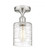 Cobbleskill - 1 Light - 5 inch - Brushed Satin Nickel - Semi-Flush Mount (3442|516-1C-SN-G1113)