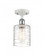 Cobbleskill - 1 Light - 5 inch - White Polished Chrome - Semi-Flush Mount (3442|516-1C-WPC-G1113-LED)