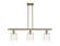 Cobbleskill - 3 Light - 36 inch - Antique Brass - Stem hung - Island Light (3442|516-3I-AB-G1113)
