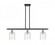 Cobbleskill - 3 Light - 36 inch - Black Antique Brass - Stem hung - Island Light (3442|516-3I-BAB-G1113)