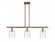 Cobbleskill - 3 Light - 36 inch - Brushed Brass - Stem hung - Island Light (3442|516-3I-BB-G1113)