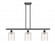 Cobbleskill - 3 Light - 36 inch - Matte Black - Cord hung - Island Light (3442|516-3I-BK-G1113)