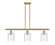 Cobbleskill - 3 Light - 36 inch - Satin Gold - Stem hung - Island Light (3442|516-3I-SG-G1113)