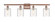 Cobbleskill - 4 Light - 35 inch - Antique Copper - Bath Vanity Light (3442|516-4W-AC-G1113)