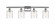 Cobbleskill - 4 Light - 35 inch - Polished Chrome - Bath Vanity Light (3442|516-4W-PC-G1113)