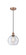 Athens - 1 Light - 8 inch - Antique Copper - Cord hung - Mini Pendant (3442|616-1P-AC-G124-8-LED)