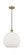 Athens - 1 Light - 12 inch - Brushed Brass - Cord hung - Mini Pendant (3442|616-1P-BB-G121-12-LED)