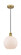 Athens - 1 Light - 8 inch - Brushed Brass - Cord hung - Mini Pendant (3442|616-1P-BB-G121-8-LED)