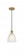 Castile - 1 Light - 6 inch - Brushed Brass - Cord hung - Mini Pendant (3442|616-1P-BB-G381-LED)