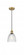 Castile - 1 Light - 6 inch - Brushed Brass - Cord hung - Mini Pendant (3442|616-1P-BB-G382)