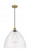 Bristol - 1 Light - 16 inch - Brushed Brass - Cord hung - Pendant (3442|616-1P-BB-GBD-164-LED)