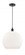 Athens - 1 Light - 14 inch - Matte Black - Cord hung - Pendant (3442|616-1P-BK-G121-14-LED)
