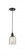 Caledonia - 1 Light - 5 inch - Matte Black - Cord hung - Mini Pendant (3442|616-1P-BK-G259-LED)