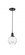Waverly - 1 Light - 6 inch - Matte Black - Cord hung - Mini Pendant (3442|616-1P-BK-G362)