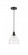 Bristol - 1 Light - 8 inch - Matte Black - Cord hung - Mini Pendant (3442|616-1P-BK-GBD-752-LED)
