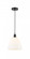 Bristol - 1 Light - 9 inch - Matte Black - Cord hung - Mini Pendant (3442|616-1P-BK-GBD-91-LED)