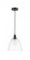 Bristol - 1 Light - 9 inch - Matte Black - Cord hung - Mini Pendant (3442|616-1P-BK-GBD-92)