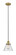 Cone - 1 Light - 8 inch - Brushed Brass - Cord hung - Mini Pendant (3442|616-1PH-BB-G44-LED)