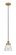 Cone - 1 Light - 6 inch - Brushed Brass - Cord hung - Mini Pendant (3442|616-1PH-BB-G64-LED)