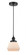 Fulton - 1 Light - 7 inch - Matte Black - Cord hung - Mini Pendant (3442|616-1PH-BK-G171)