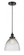 Seneca Falls - 1 Light - 10 inch - Matte Black - Cord hung - Mini Pendant (3442|616-1PH-BK-G222)