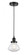 Olean - 1 Light - 7 inch - Matte Black - Cord hung - Mini Pendant (3442|616-1PH-BK-G322-LED)