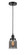 Bell - 1 Light - 5 inch - Matte Black - Cord hung - Mini Pendant (3442|616-1PH-BK-G53)