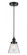 Cone - 1 Light - 6 inch - Matte Black - Cord hung - Mini Pendant (3442|616-1PH-BK-G64)