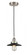 Edison - 1 Light - 8 inch - Brushed Satin Nickel - Cord hung - Mini Pendant (3442|616-1PH-SN-M6-BK-LED)