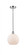 Athens - 1 Light - 8 inch - Polished Chrome - Cord hung - Mini Pendant (3442|616-1P-PC-G121-8-LED)