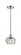 Fenton - 1 Light - 7 inch - Polished Chrome - Cord hung - Mini Pendant (3442|616-1P-PC-G92-LED)
