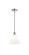 Berkshire - 1 Light - 8 inch - Polished Chrome - Cord hung - Mini Pendant (3442|616-1P-PC-GBC-81-LED)