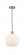 Athens - 1 Light - 10 inch - Brushed Satin Nickel - Cord hung - Mini Pendant (3442|616-1P-SN-G121-10)
