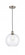 Athens - 1 Light - 10 inch - Brushed Satin Nickel - Cord hung - Mini Pendant (3442|616-1P-SN-G122-10)