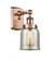 Bell - 1 Light - 5 inch - Antique Copper - Sconce (3442|916-1W-AC-G58-LED)