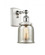 Bell - 1 Light - 5 inch - White Polished Chrome - Sconce (3442|916-1W-WPC-G58-LED)