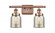 Bell - 2 Light - 16 inch - Antique Copper - Bath Vanity Light (3442|916-2W-AC-G58)