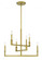 Dante 6 Light Aged Brass Chandelier (205|DNT-6026-AG)