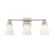 3-Light Bathroom Vanity Light in Brushed Nickel (8483|M80055BN)
