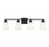 4-Light Bathroom Vanity Light in Matte Black (8483|M80056MBK)