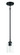 Stowe 1 Light Mini Pendant in Flat Black (20|56091-FB)