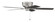 Pro Plus Hugger 52'' 5-Blade Ceiling Fan in Brushed Nickel w/ Brushed Nickel/Greywood Blades (20|PPH52BN5)