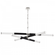 Huntington Chandelier (57|7066-PN/BK)
