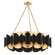 Banks Chandelier (57|8534-GL/BK)