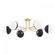Renee Semi Flush (6939|H344606-AGB/BK)